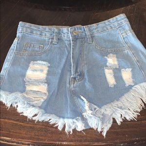 Jean shorts